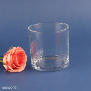 China factory clear glass home decor flower vase hydroponic vase