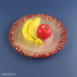 Hot items wedding party decoration glass fruit <em>plate</em> dessert <em>plate</em>