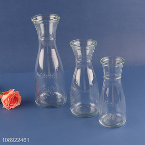 Most popular glass living room decoration flower vase hydroponic vase