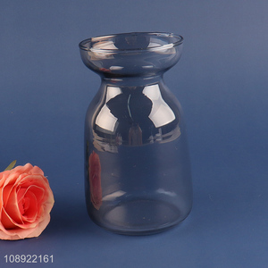 China supplier glass wedding decoration flower vase hydroponic vase