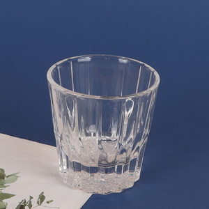 Hot Selling 330ml Clear Whiskey Glasses Lead Free <em>Glass</em> Water <em>Cup</em>