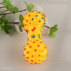 China wholesale bone shape <em>pet</em> <em>dog</em> chew toy training toy