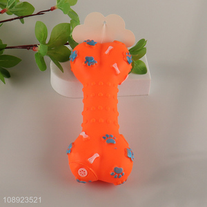 China wholesale bone shape chew toy interactive toy for teeth cleaning