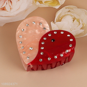 Good Price Heart Hair Claw Clips Non-Slip Hair Clips for Women Girls