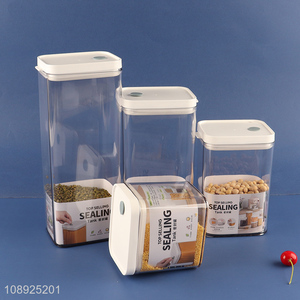 Good quality home kitchen sealing dry food cereal storage container