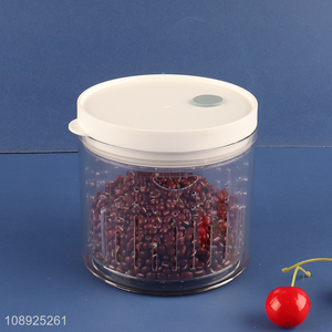 Hot items round kitchen drain storage box with lid