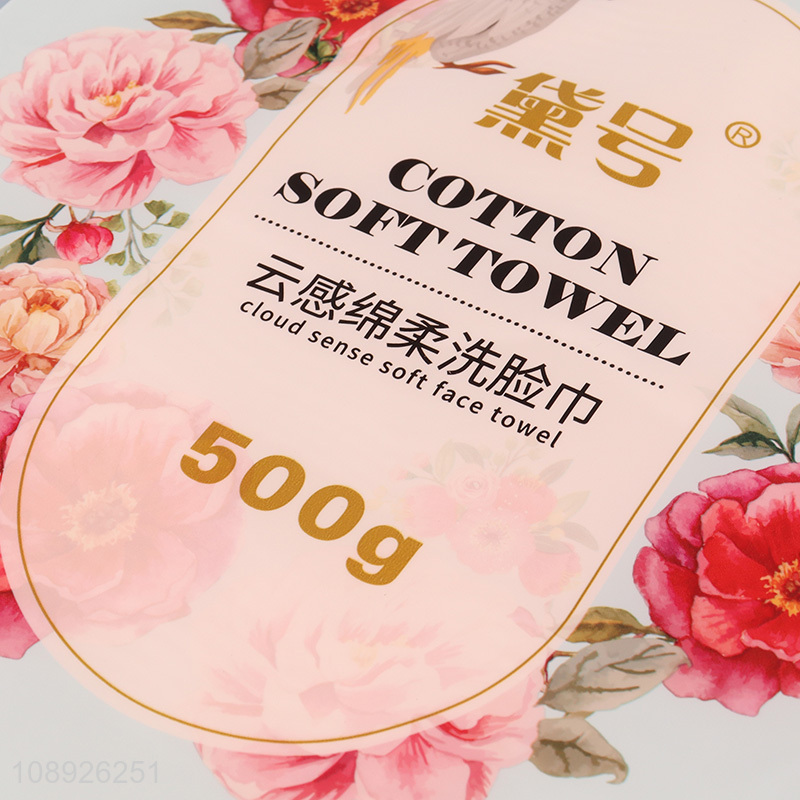 China factory portable disposable cotton soft towel for sale