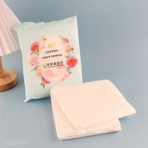 Yiwu market soft folding bath towel cotton soft towel