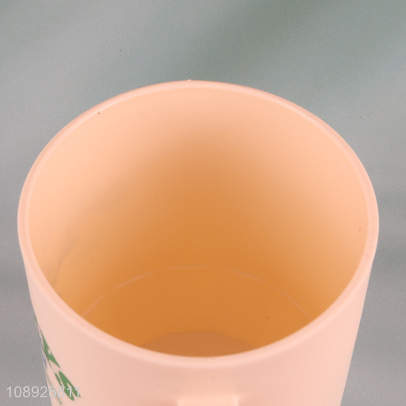 Good quality plastic toothbrush cups durable bathroom tumbler cups