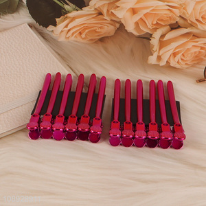 High Quality 12PCS Duckbill Hair Clips Metal Positioning Clips