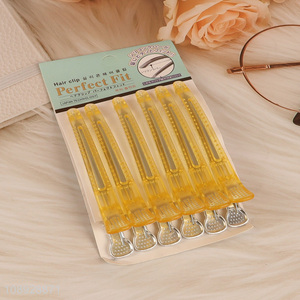 Wholesale 6PCS Duckbill Hair Clips for Hair Styling Coloring