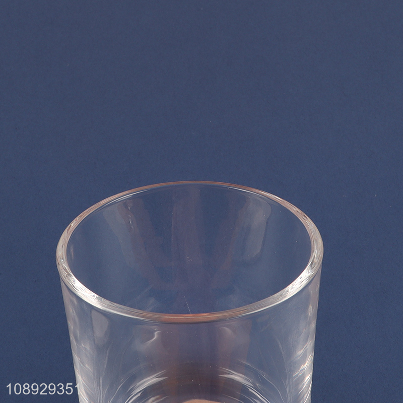 Online wholesale clear thick wine glasses lead free glass water cup