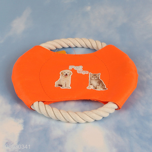 Custom Logo Outdoor Interactive <em>Dog</em> Puppy Chew Toy Flying Disc