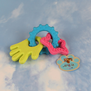 Wholesale Wear Resistant TPR <em>Dog</em> Chew Toy <em>Dog</em> Puppy Teething Toy