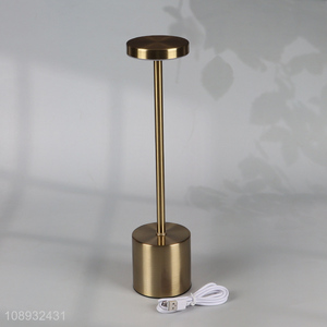 China Imports Touch Dimmable Led Table Lamp Aluminum Rechargeable Desk Lamp