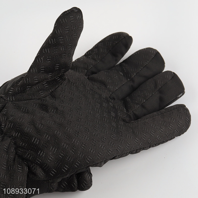 Most popular black ski gloves outdoor sports gloves