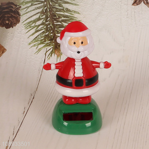 New Product Christmas Santa Claus <em>Solar</em> Powered Dancing <em>Toys</em> Window Ornaments