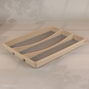 New Product Silverware Drawer Organizer Tray Utensil <em>Spoon</em> Fork Organizer