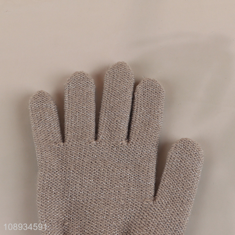 Hot selling kids winter windproof screen gloves for cold weather