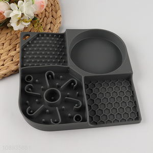 Top sale silicone <em>pet</em> slow feeder licking pad