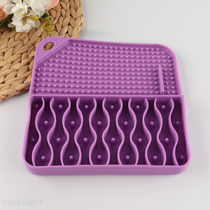 High quality silicone slow feeder licking pad for <em>pet</em>