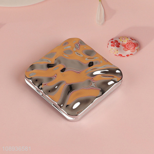 Wholesale Square Silver Folding <em>Cosmetic</em> <em>Mirror</em> Makeup Pocket <em>Mirror</em>