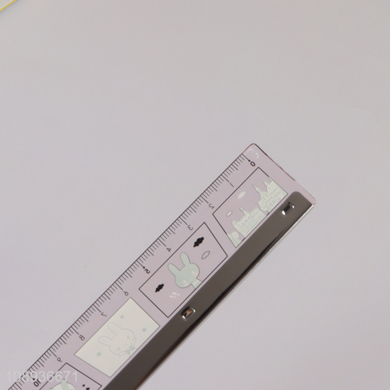 Hot Selling Cute Plastic Straight Ruler Student Measuring Ruler