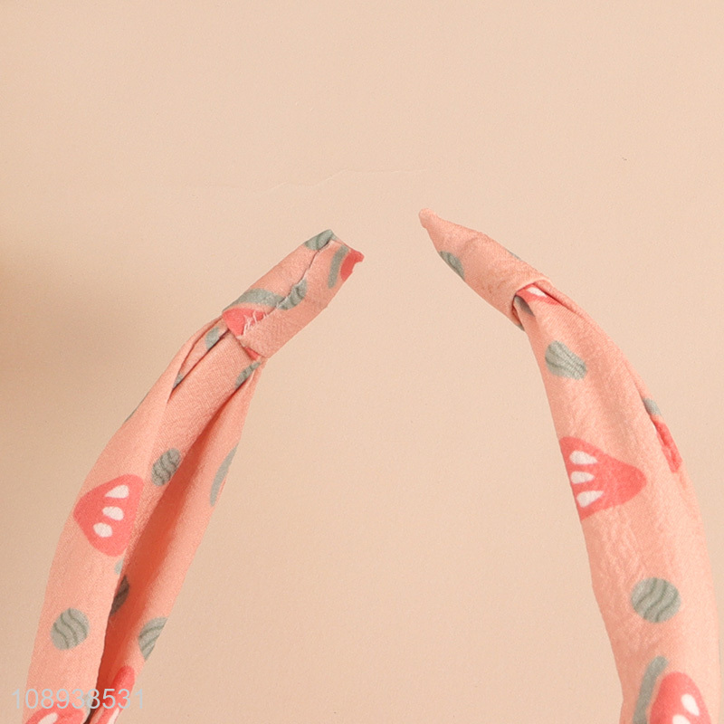 Hot Selling Fashion Elastic Headband Non-Slip Printed Headband