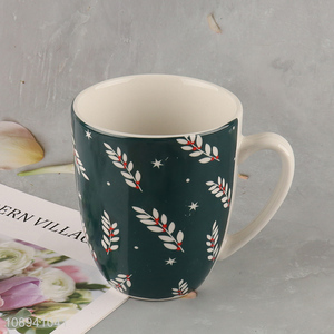 Online wholesale ceramic water cup coffee cup with handle