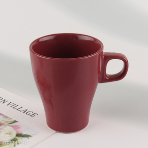 Good sale <em>ceramic</em> unbreakable water <em>cup</em> drinking <em>cup</em> with handle