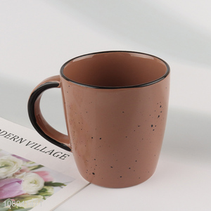 Factory supply <em>ceramic</em> water <em>cup</em> coffee <em>cup</em> with handle