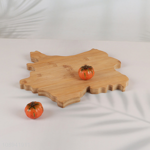 Good Quality Creative Map Shape Bamboo Cutting <em>Board</em> for Kitchen