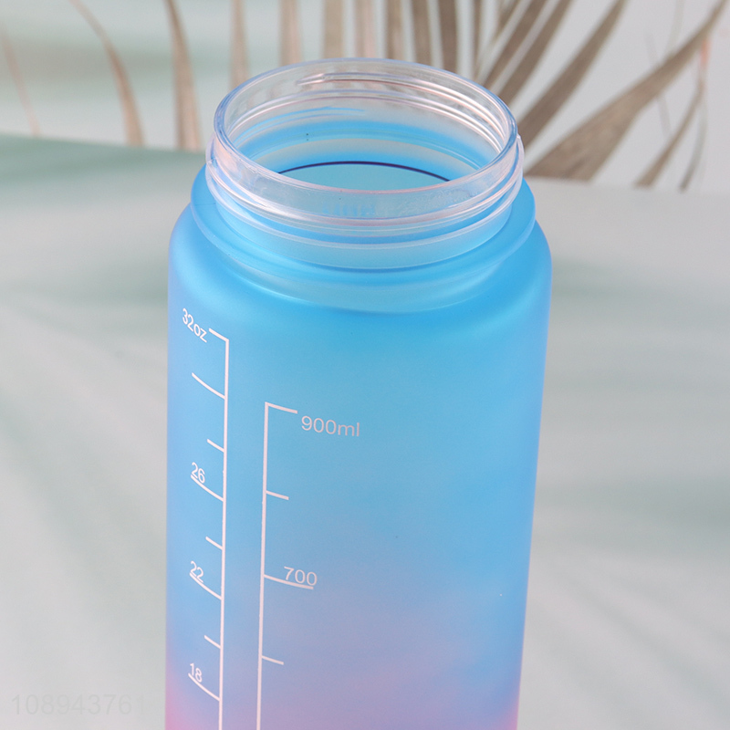 China Imports 1000ml Portable Plastic Water Bottle for Fitness Gym School