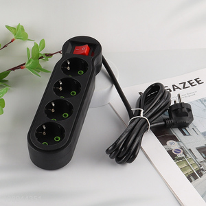 Hot Selling European European Extension Socket Power Strip with 4 Sockets