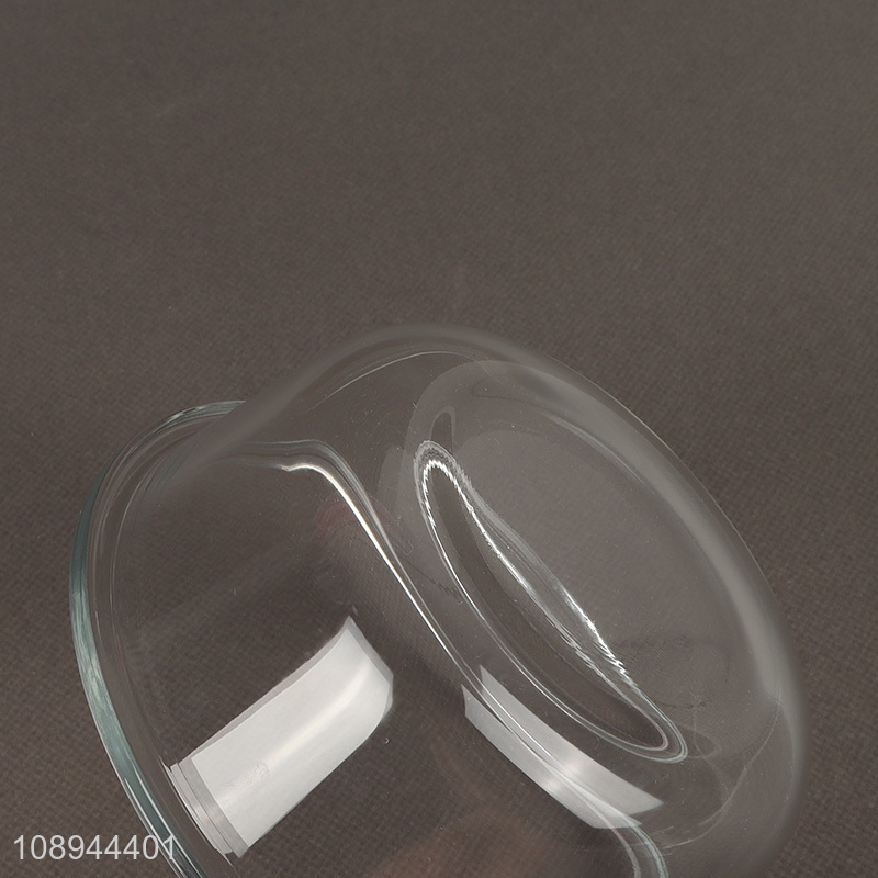 China factory round glass sealed food storage container for sale