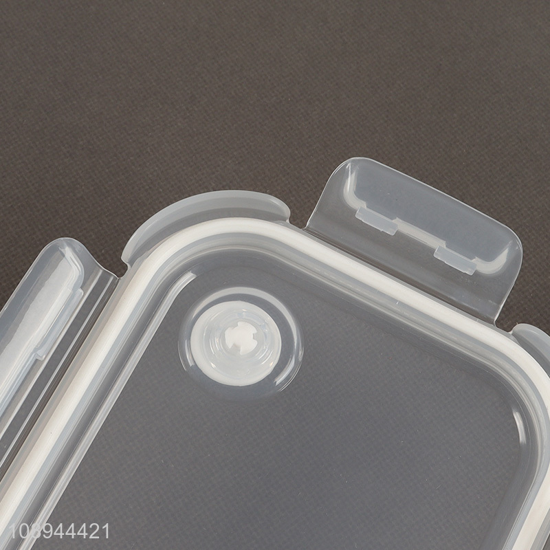 New arrival rectangle glass food storage container food crisper