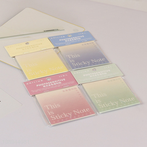 New product creative photosensitive sticky note post-it notes