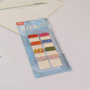 Good selling 8colors transparent waterproof sticky notes wholesale