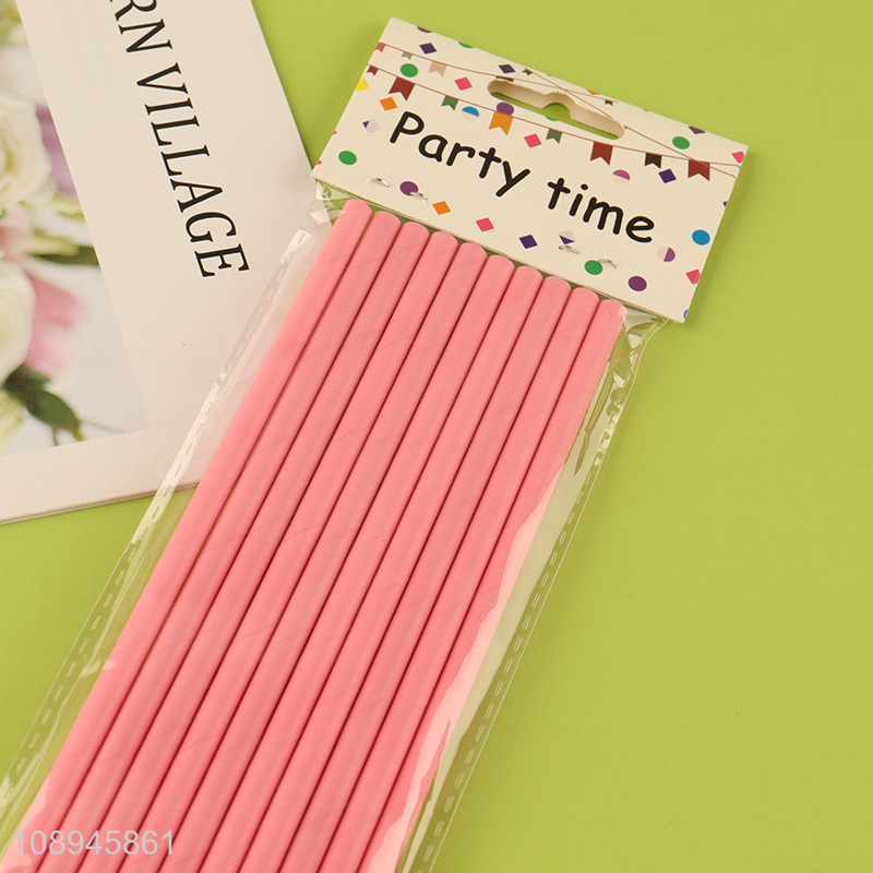 Factory Supply Watermelon Drinking Straws Biodegradable Paper Straws