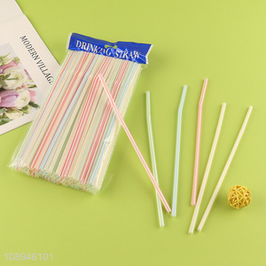 Wholesale Disposable Flexible BPA Free Plastic Drinking Straws