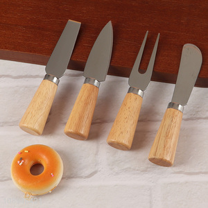 Online Wholesale 4-Piece Mini Stainless Steel Cheese Butter Knife Set