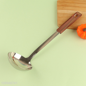 China Imports Stainless Steel Soup Ladle Metal Soup <em>Spoon</em> for Cooking