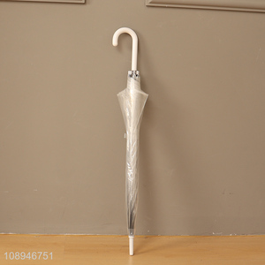 Online Wholesale 8k Clear Umbrella Transparent Portable Auto Open Umbrella