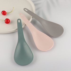 Wholesale 3 Colors Melamine Rice Scoop Reusable Rice <em>Spoon</em> for Restaurant