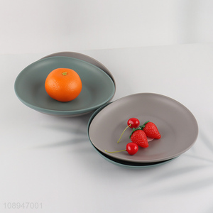 Factory Supply 3 Colors Melamine <em>Plate</em> Dinner <em>Plate</em> Melamine Dinnerware