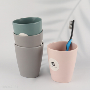 High Quality 3 Colors Melamine Bathroom Cup Mouthwash Cup Toothbrush Cup