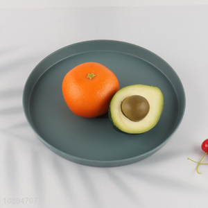 High Quality 3 Colors Melamine Snacks <em>Plate</em> Unbreakable Fruit Tray