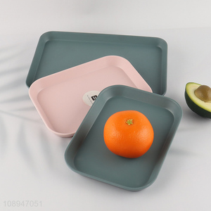 Factory Price 3 Colors Melamine Snacks Fruit <em>Plate</em> for Restaurant Hotel