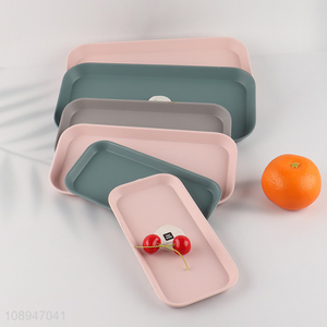 China Imports 3 Colors Melamine Snacks <em>Plate</em> Fruit Tray for Restaurant