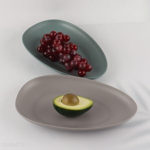 New Product 3 Colors Melamine <em>Plate</em> Reusable Unbreakable Snacks <em>Plate</em>